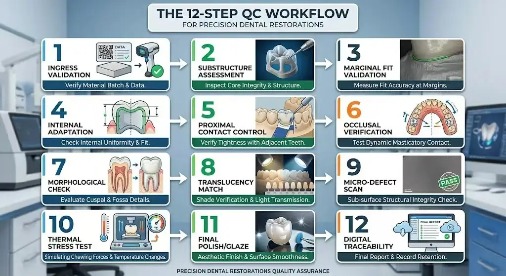 fixed dental prostheses quality control